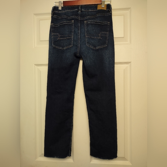 American Eagle slim straight crop Size 6 short Jean's - Picture 2 of 8